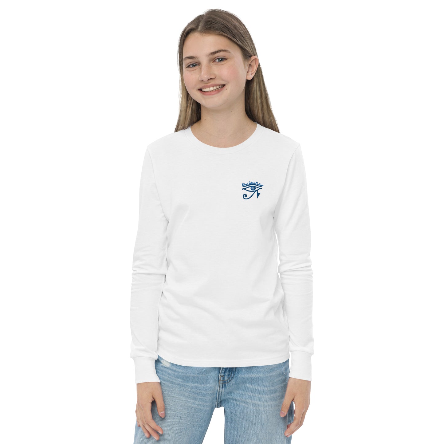 Horus Embroidery Youth Long Sleeve