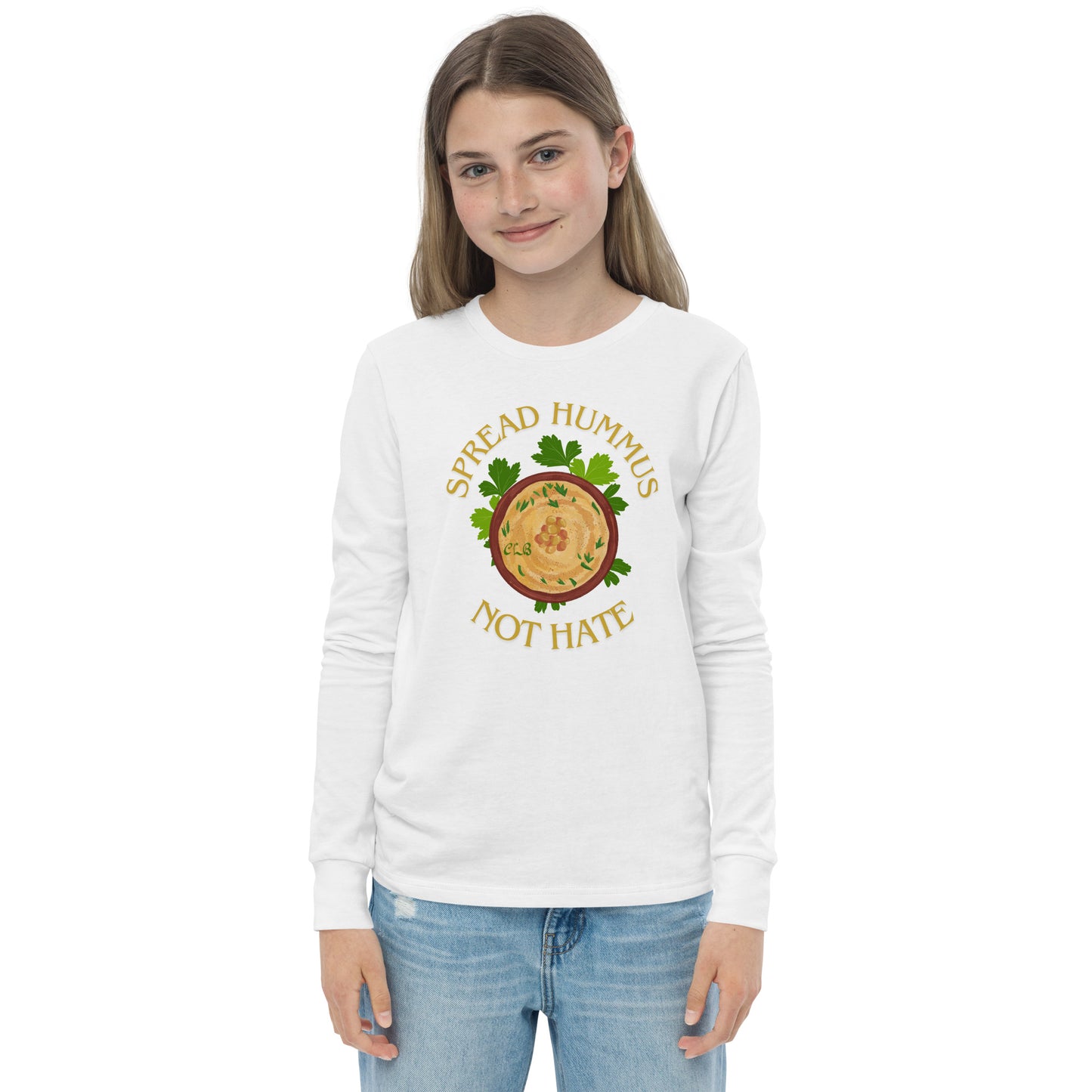 Hummus Spread Youth Long Sleeve