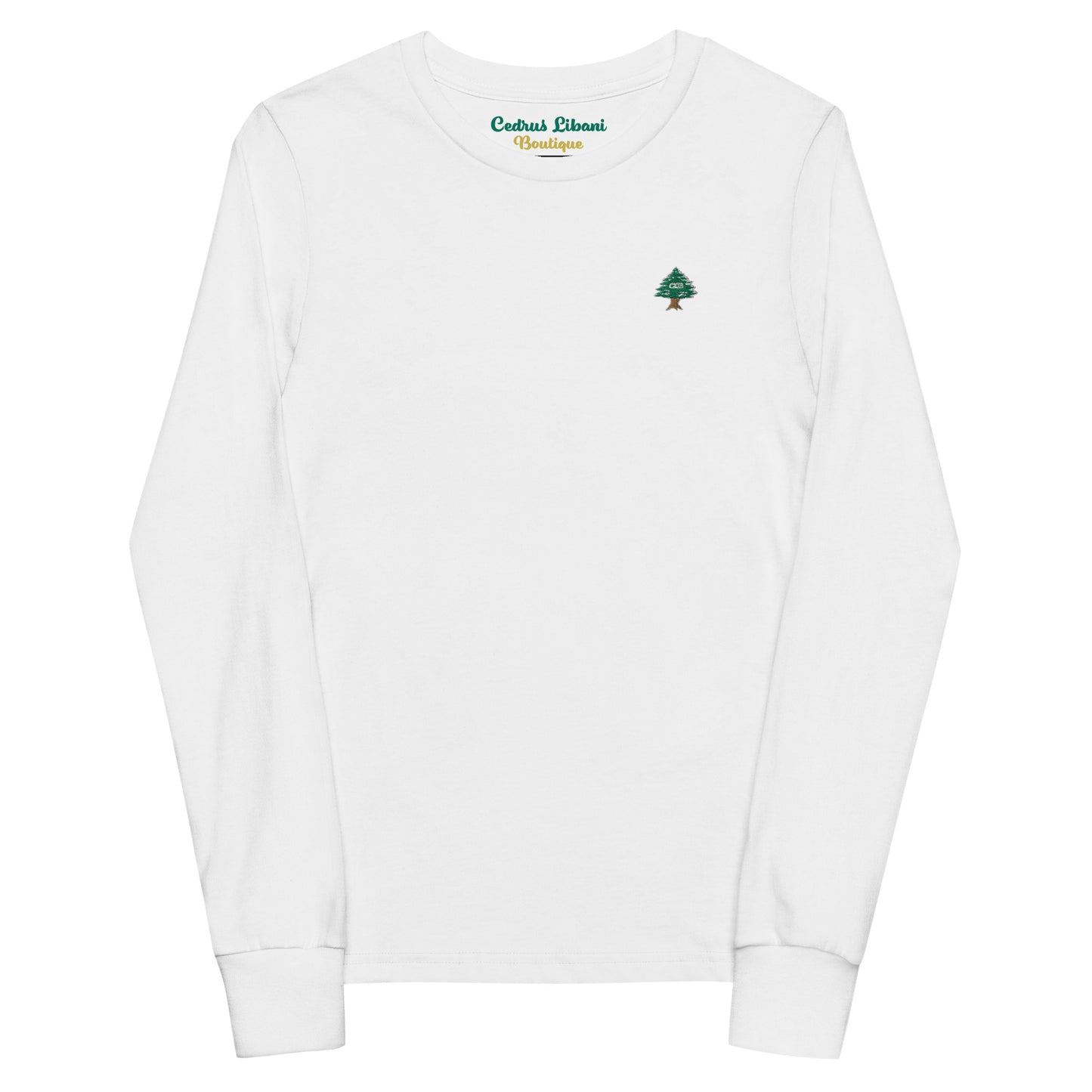 Cedar Embroidery Youth Long Sleeve