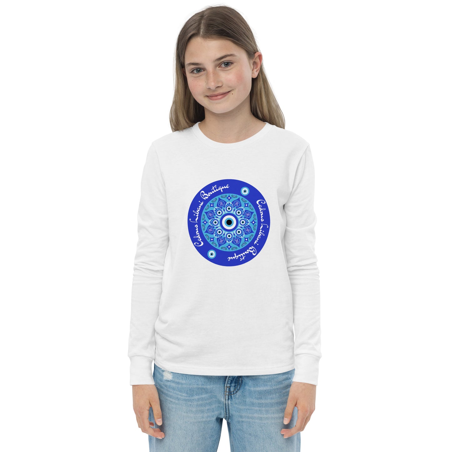 Evil Eye Mosaic Youth Long Sleeve