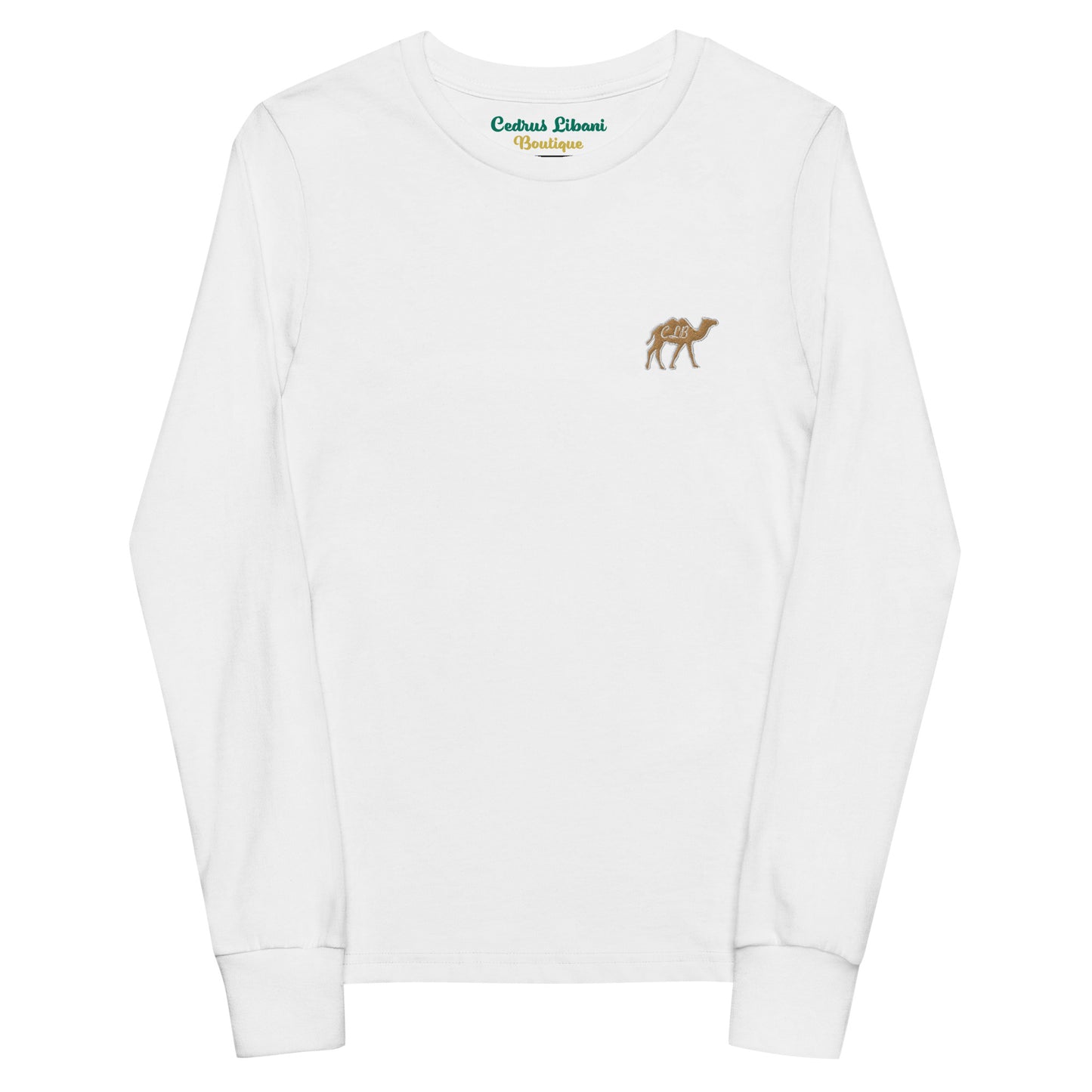 Camelus Embroidery Youth Long Sleeve