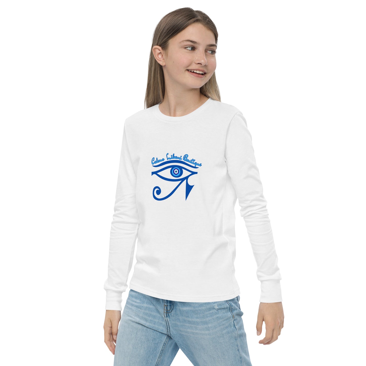 Horus Embroidery Youth Long Sleeve