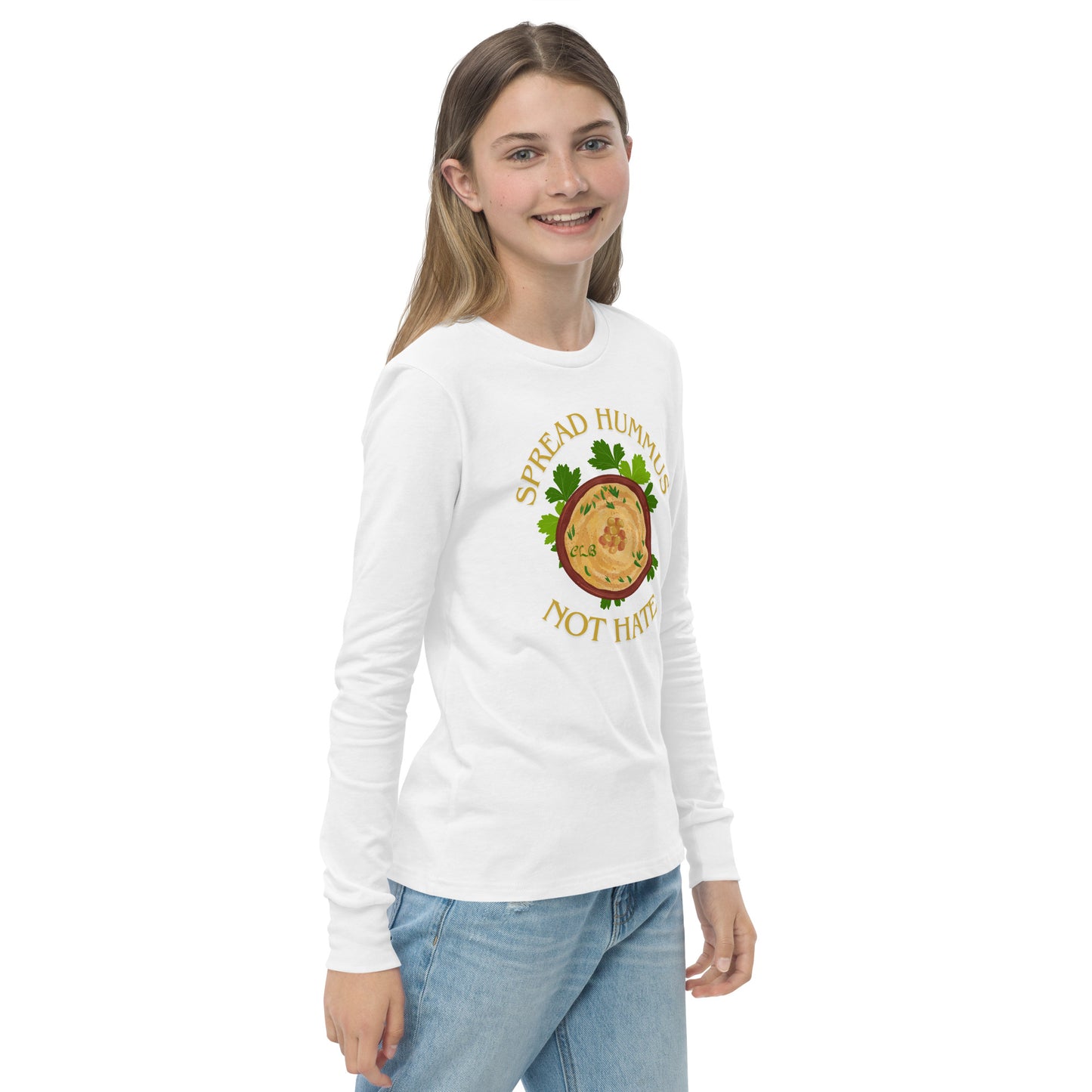 Hummus Spread Youth Long Sleeve