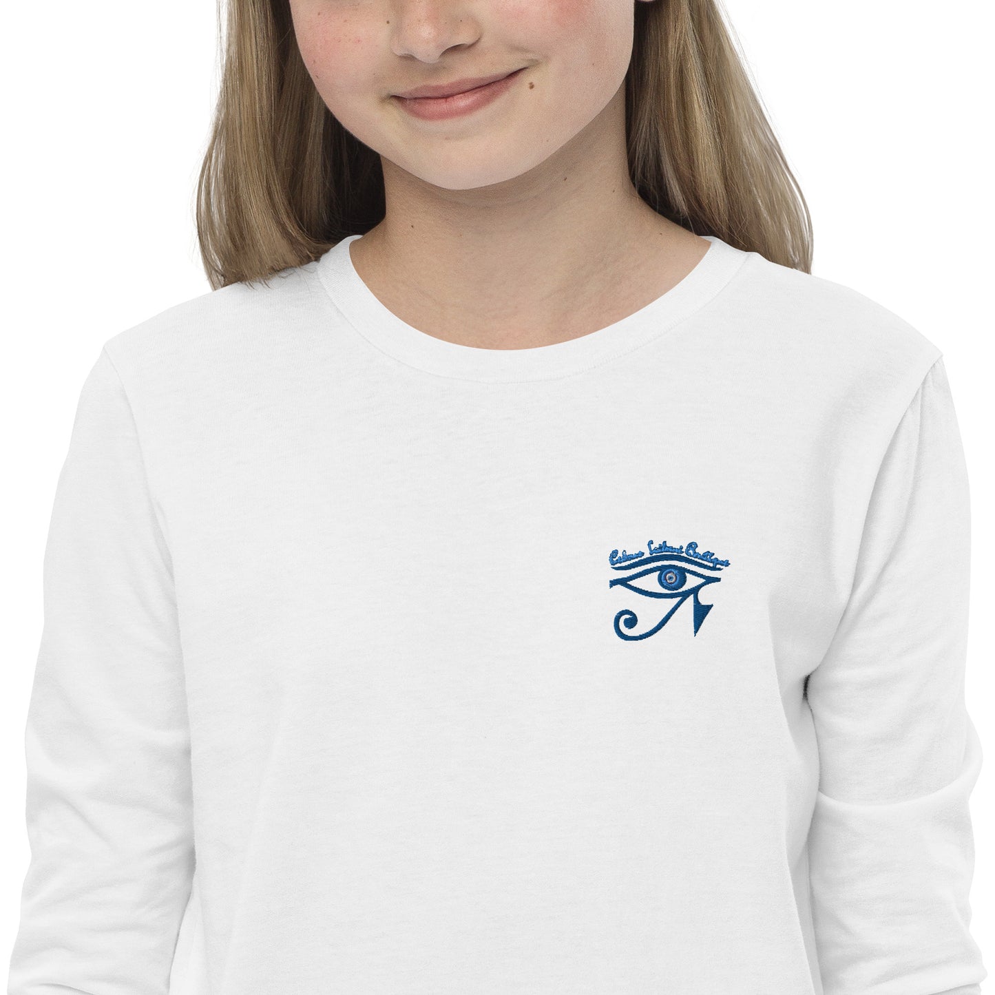 Horus Embroidery Youth Long Sleeve