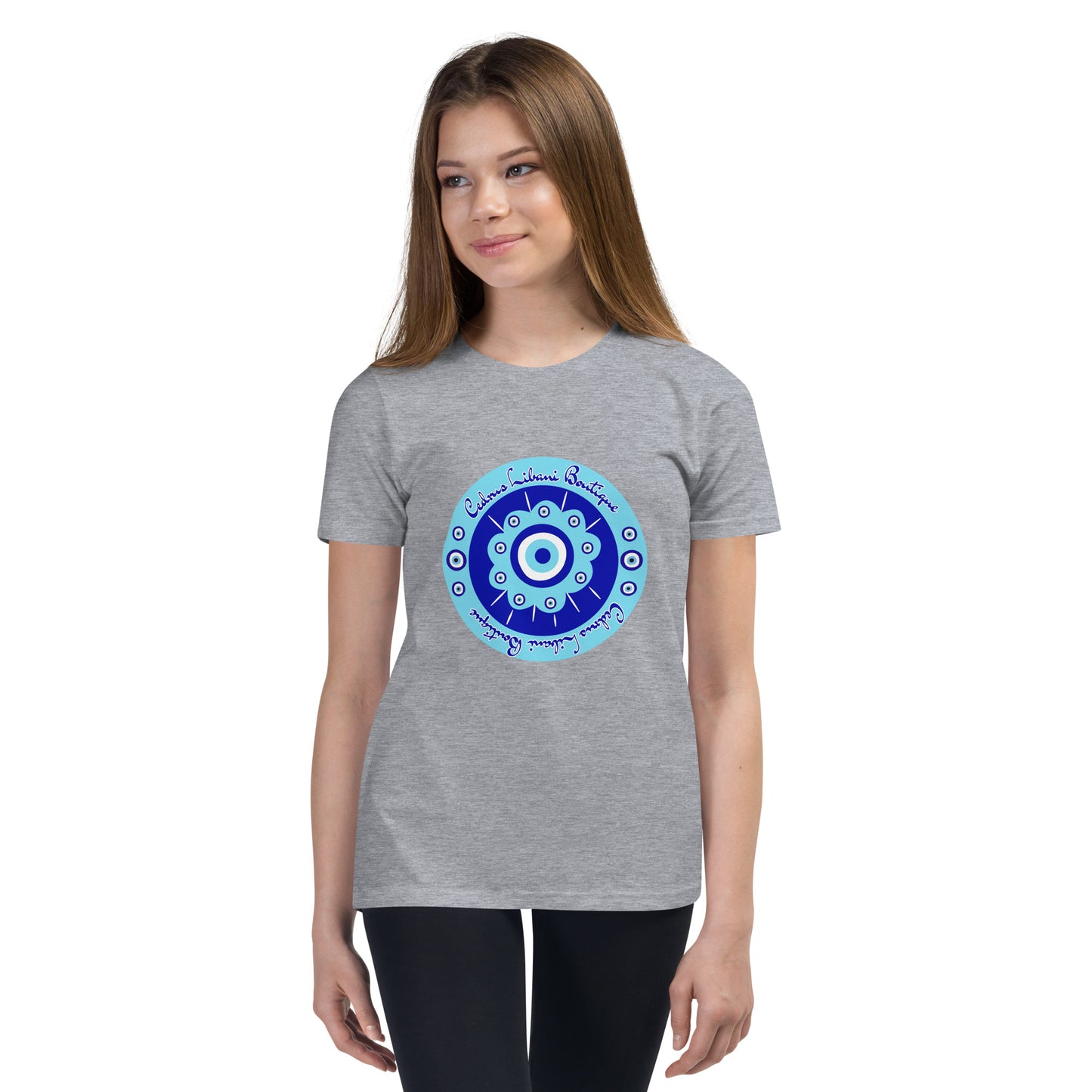 Evil Eye Flower Youth T-Shirt