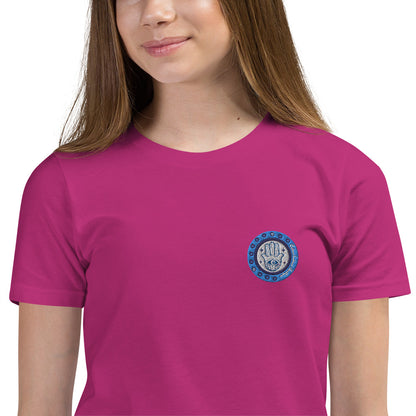 Hamsa Embroidery Youth T-Shirt