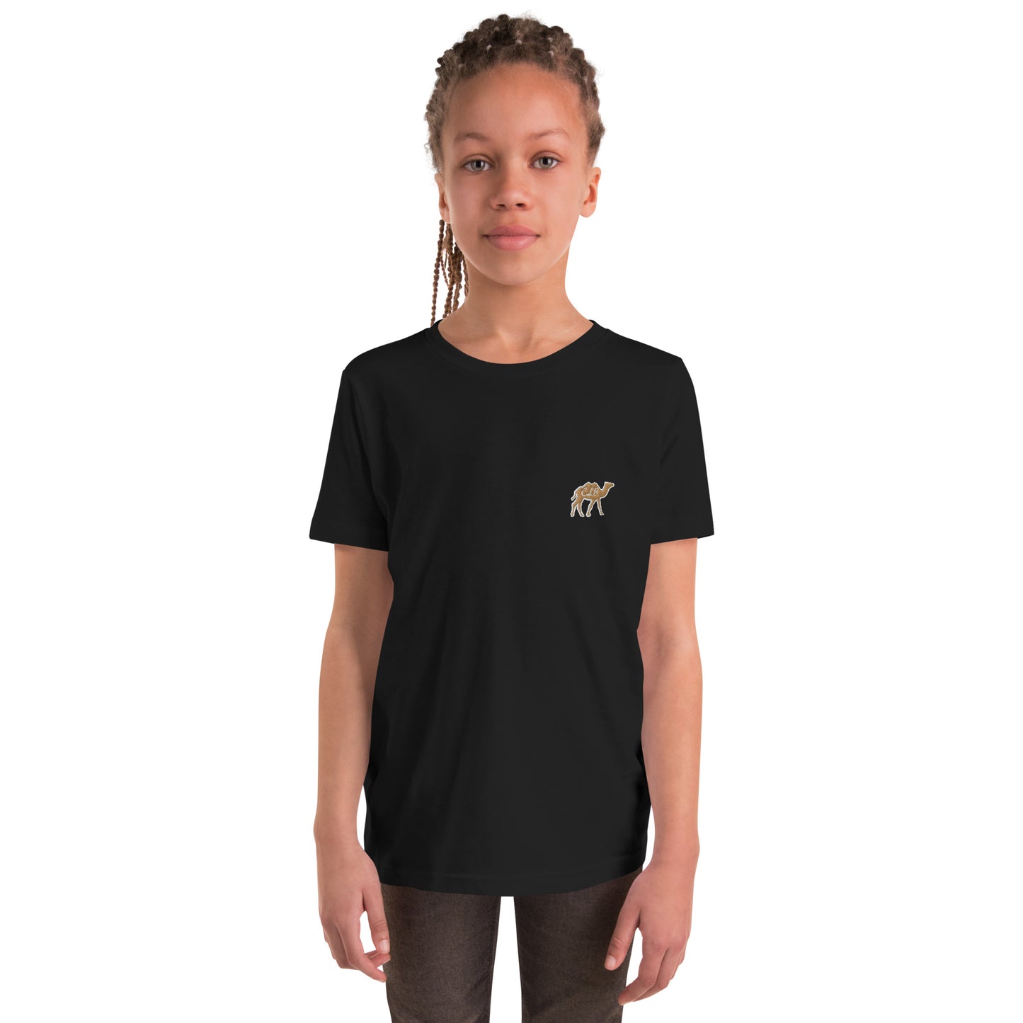 Camelus Embroidery Youth T-Shirt