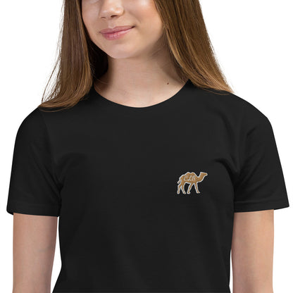 Camelus Embroidery Youth T-Shirt