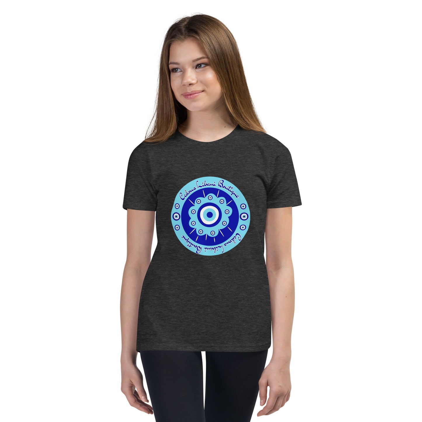 Evil Eye Flower Youth T-Shirt