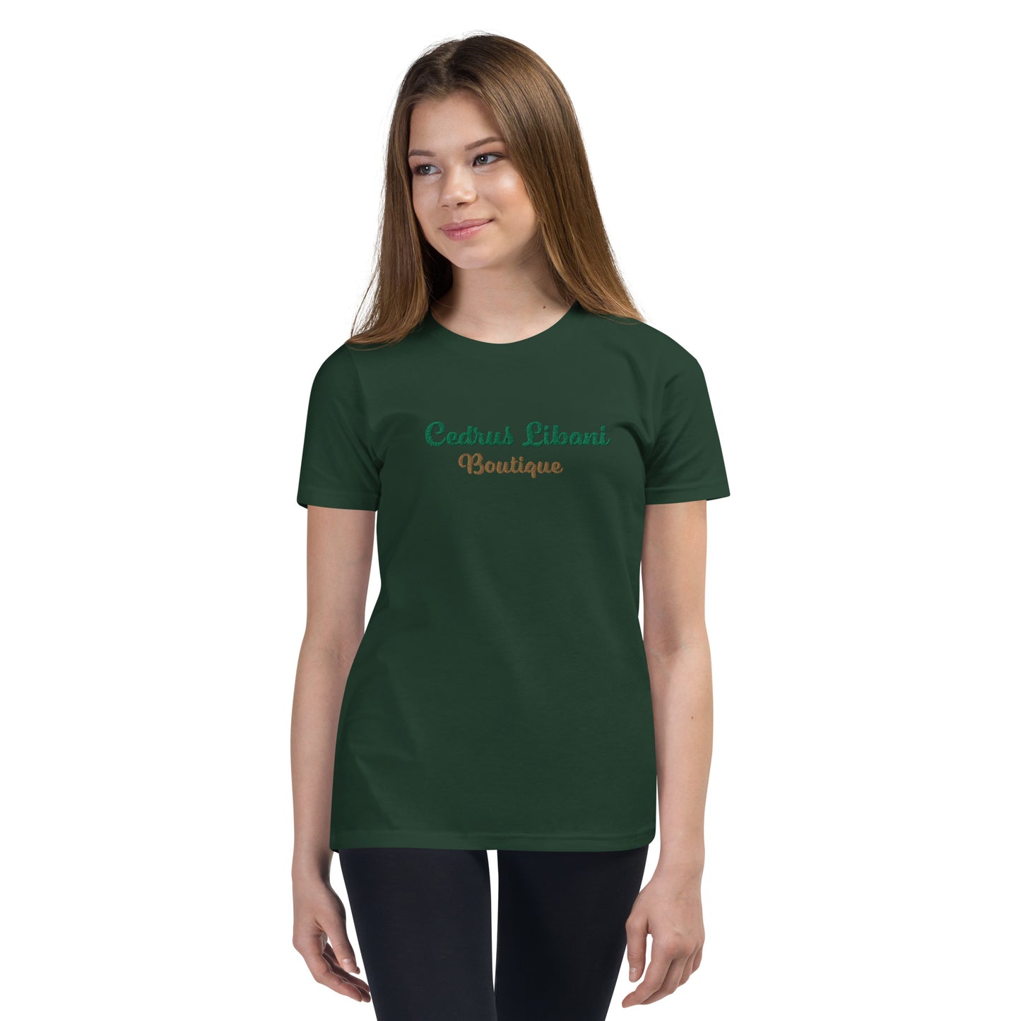 Script Embroidery Youth T-Shirt