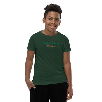 Script Embroidery Youth T-Shirt