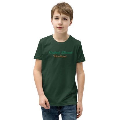 Script Embroidery Youth T-Shirt