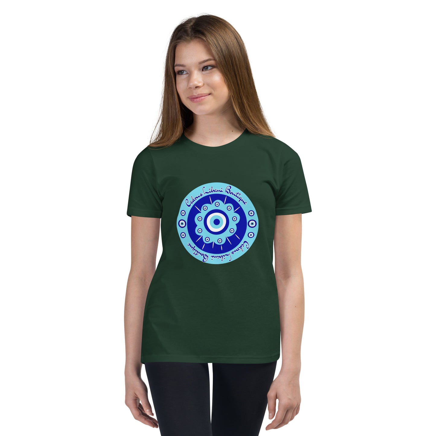 Evil Eye Flower Youth T-Shirt