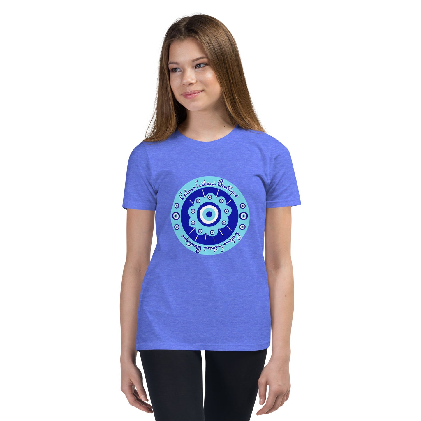 Evil Eye Flower Youth T-Shirt