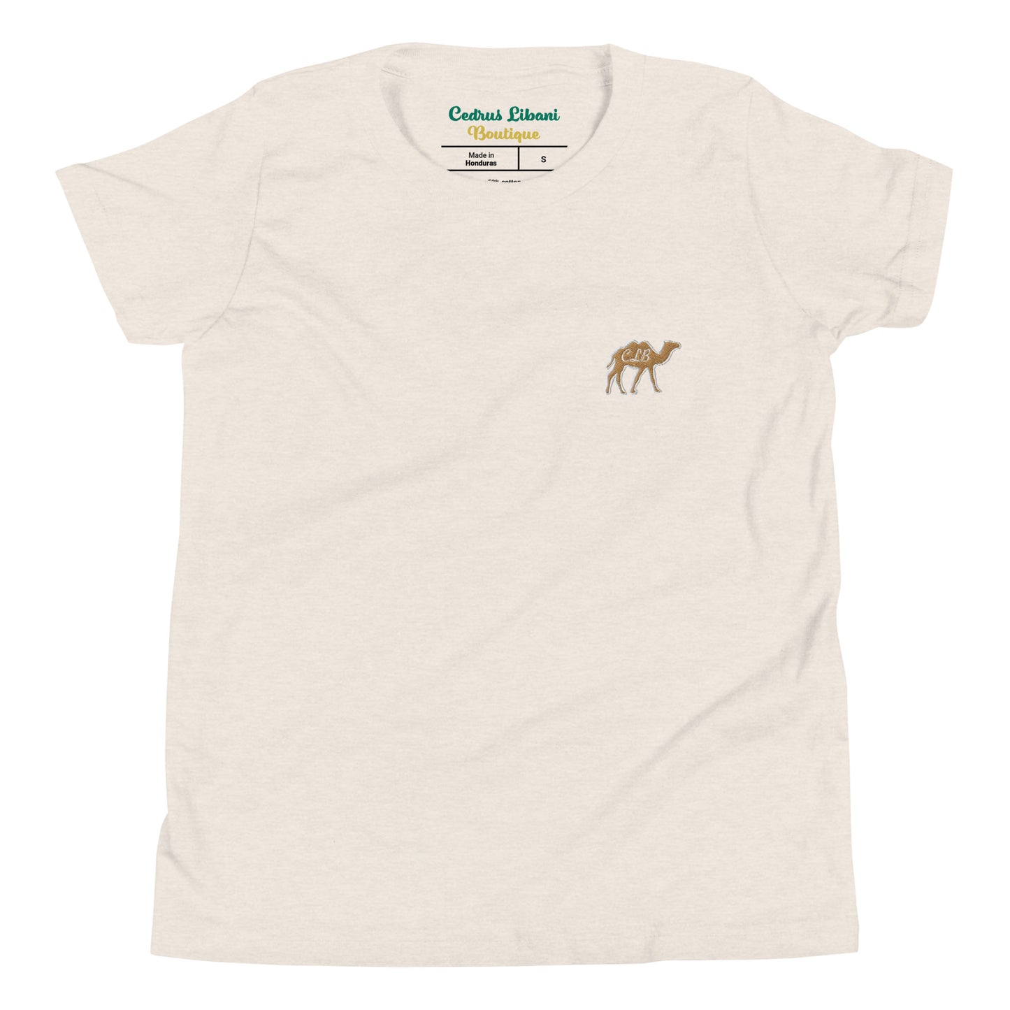 Camelus Embroidery Youth T-Shirt