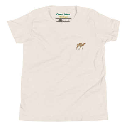 Camelus Embroidery Youth T-Shirt