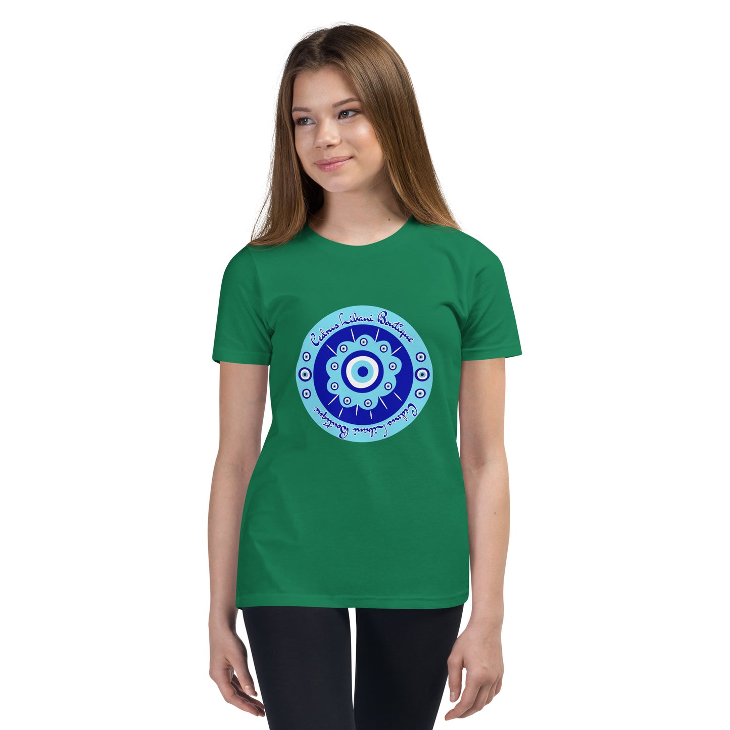 Evil Eye Flower Youth T-Shirt