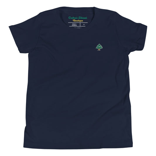 Cedar Embroidery Youth T-Shirt