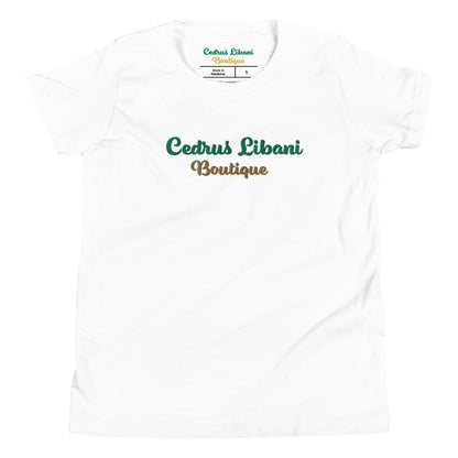 Script Embroidery Youth T-Shirt